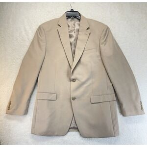 Chaps Mens Blazer Clay Brown 2 Button Jacket‎ Sport Coat 42L